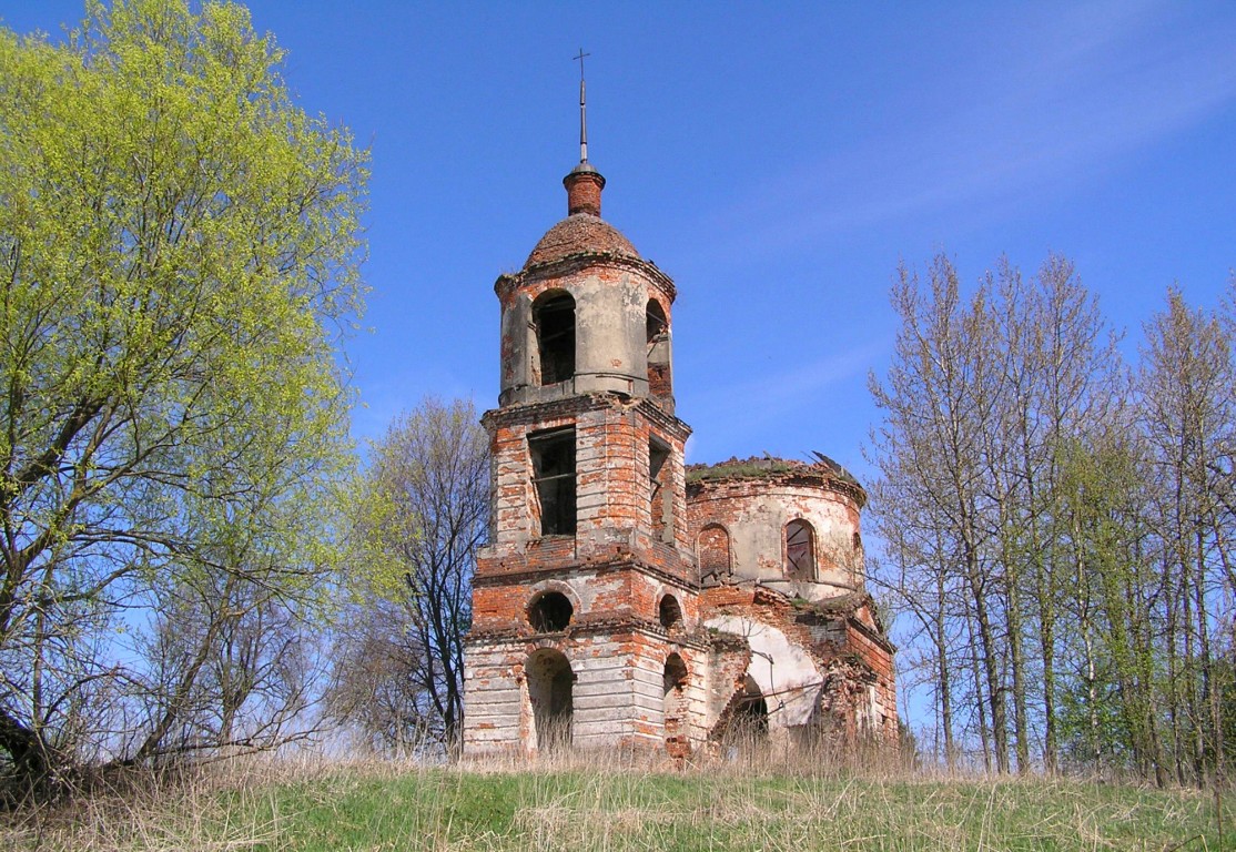 Лучинское (при р. Рыбинке). Церковь Смоленской иконы Божией Матери. фасады