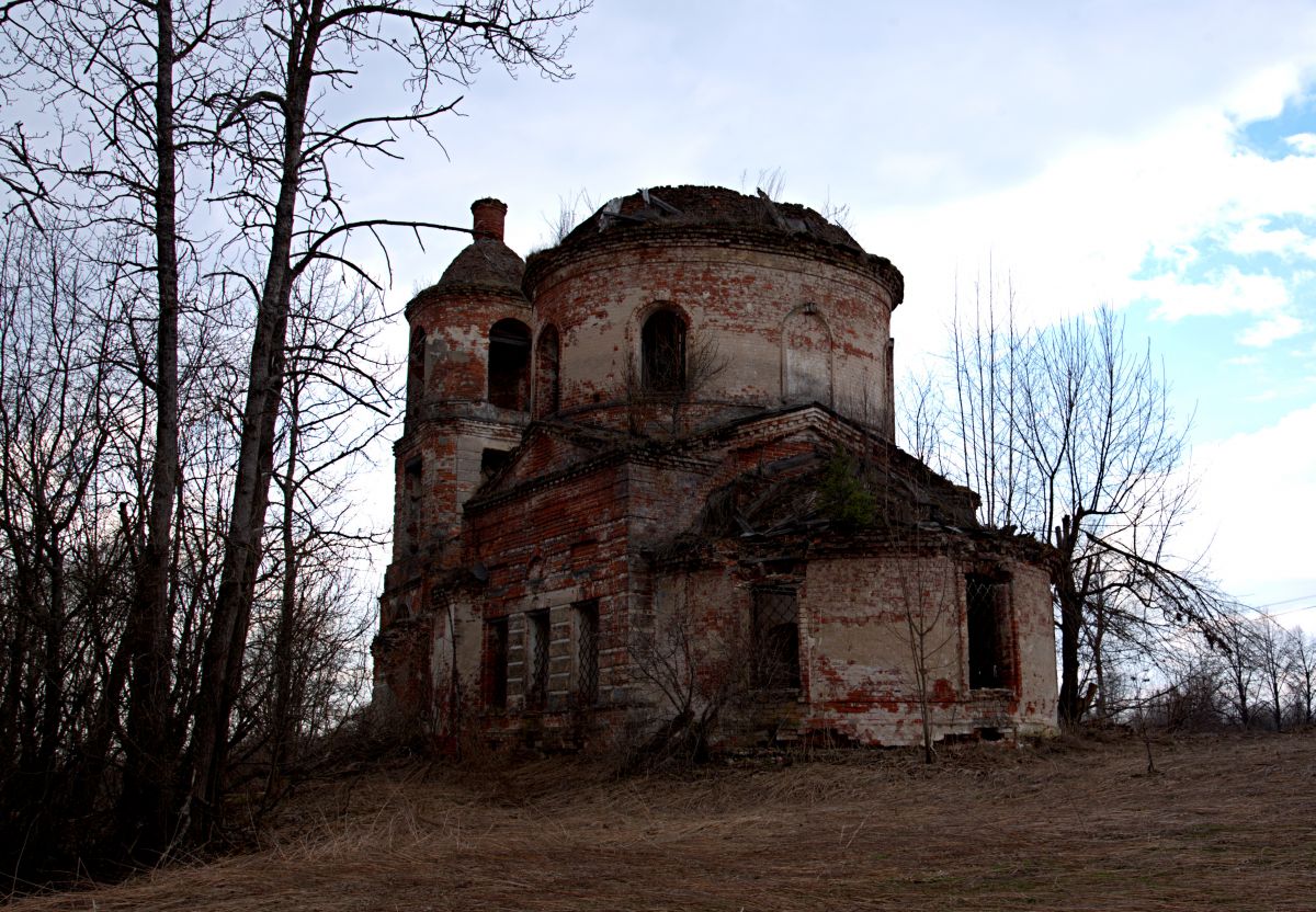 Лучинское (при р. Рыбинке). Церковь Смоленской иконы Божией Матери. фасады