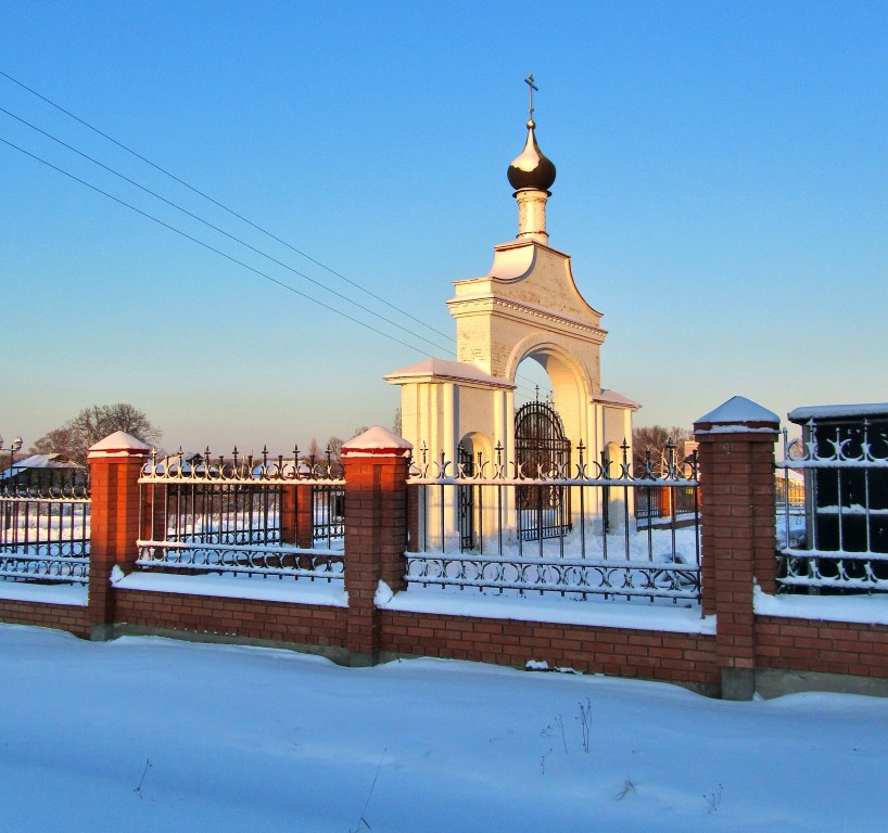 Копнино. Церковь Николая Чудотворца. архитектурные детали, северные ворота