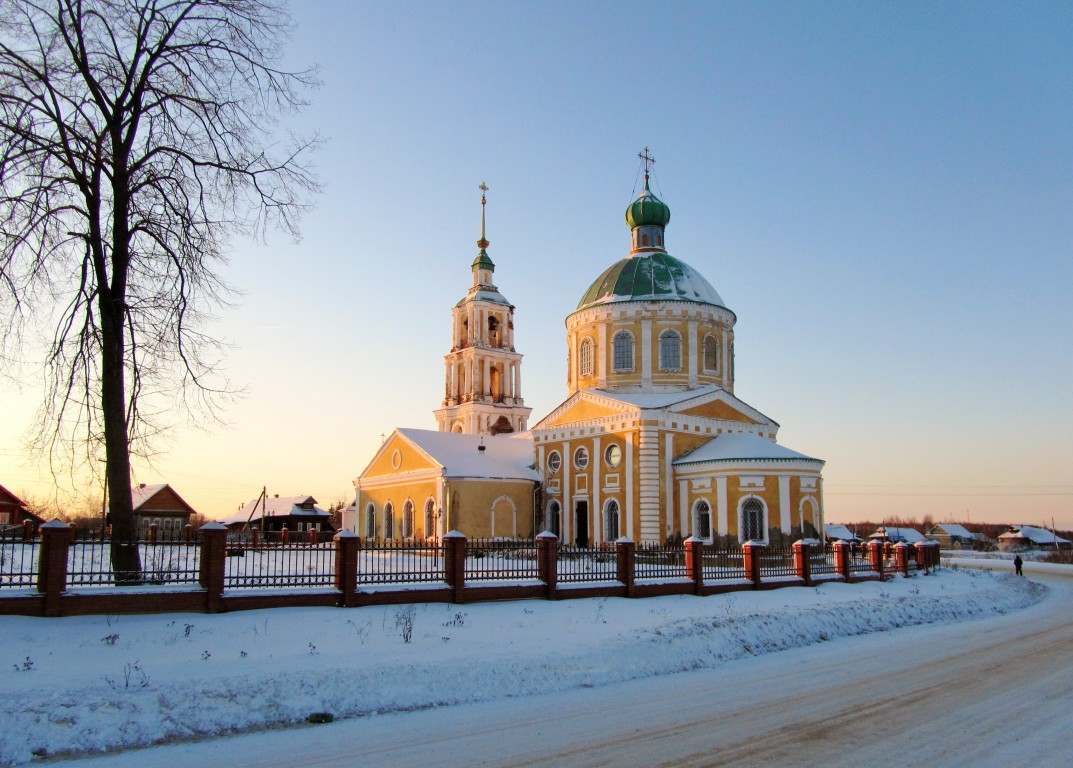 Церковь Николая Чудотворца, Копнино (Переславский район и г. Переславль-Залесский, Ярославская область). фасады, вид с юго-востока