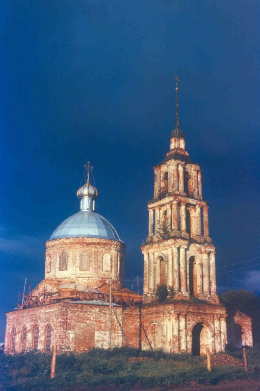 Копнино. Церковь Николая Чудотворца. фасады