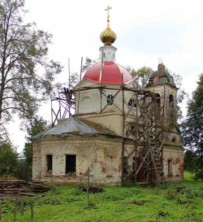 Юрьевское. Церковь Казанской иконы Божией Матери. фасады