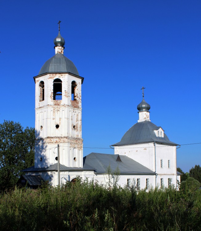 Соломидино. Церковь Покрова Пресвятой Богородицы. фасады