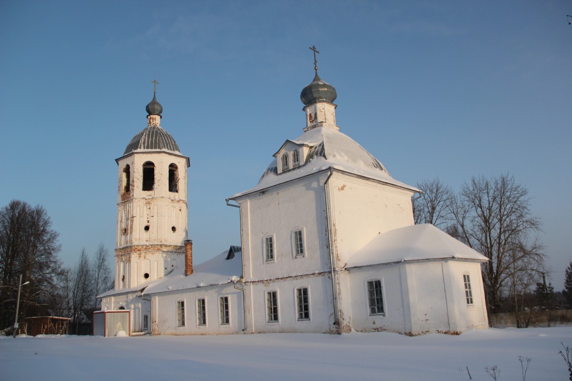 Соломидино. Церковь Покрова Пресвятой Богородицы. фасады