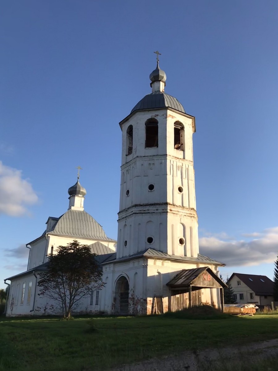 Соломидино. Церковь Покрова Пресвятой Богородицы. фасады