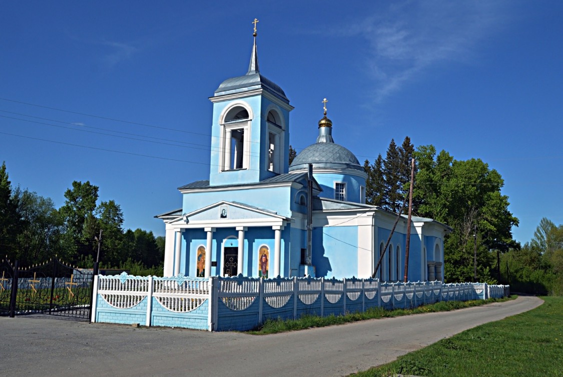 Грызлово. Церковь Богоявления Господня. фасады