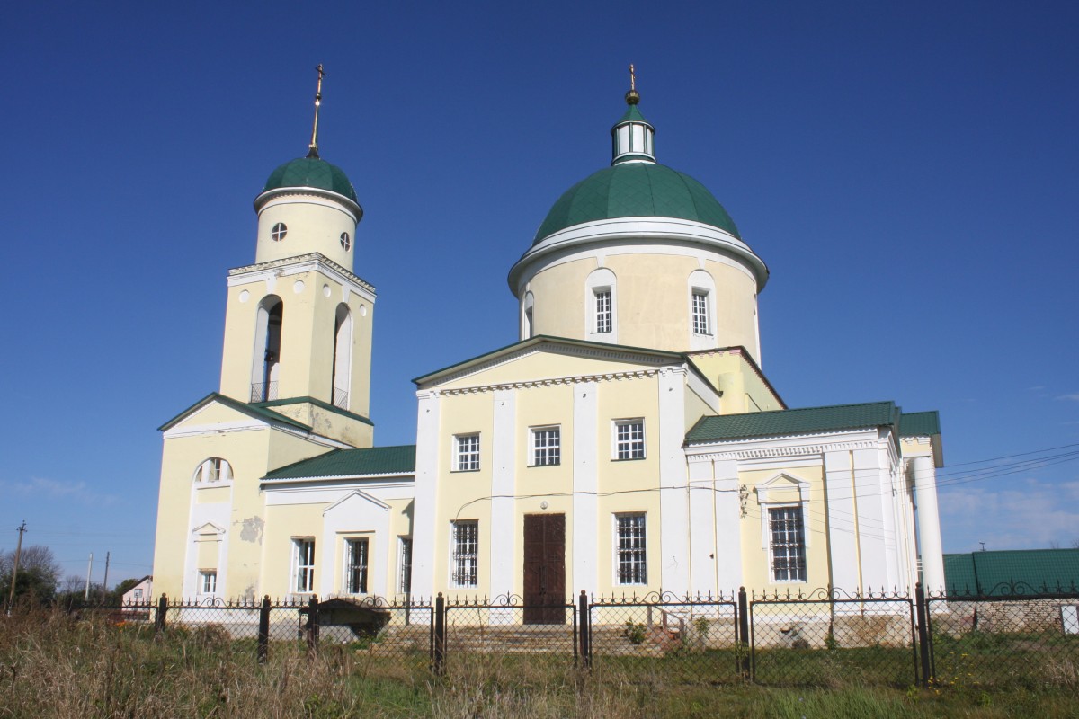 Церковь Богоявления Господня, Свишни (Долгоруковский район, Липецкая область). фасады