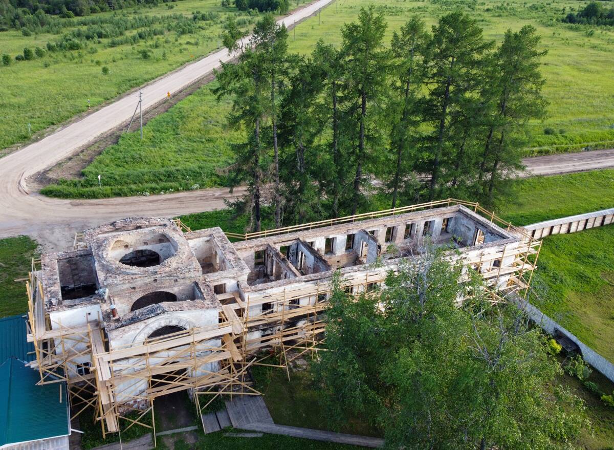 Александро-Ошевенский монастырь. Церковь Николая Чудотворца, Ошевенское (Каргопольский район, Архангельская область). документальные фотографии