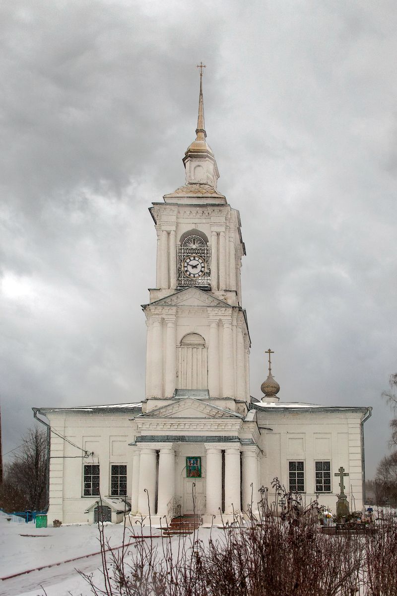 фасады. Макариево-Писемский Преображенский женский монастырь. Церковь Преображения Господня, Макарий-на-Письме (Буйский район, Костромская область)