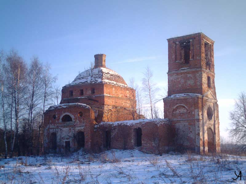 Церковь Рождества Пресвятой Богородицы, Казаново, урочище (Волоколамский городской округ, Московская область). фасады