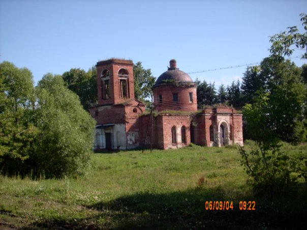 Грызлово. Церковь Богоявления Господня. фасады, церковь до реставрации. Фото Ольги Исаковой.
