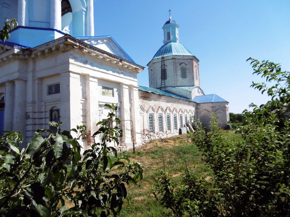 Церковь Благовещения Пресвятой Богородицы, Лосево (Павловский район, Воронежская область). архитектурные детали, Южный фасад церкви
