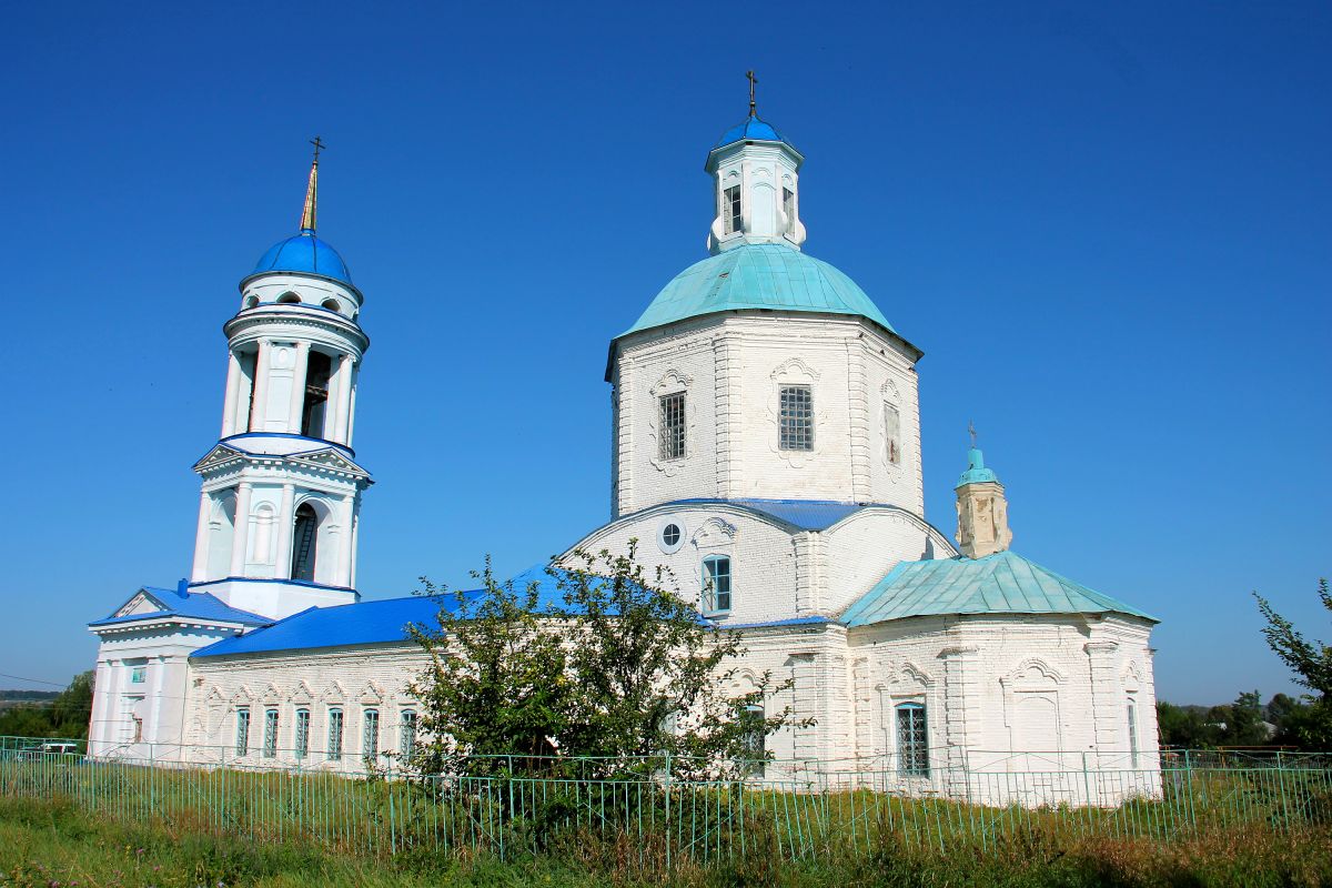 Церковь Благовещения Пресвятой Богородицы, Лосево (Павловский район, Воронежская область). фасады