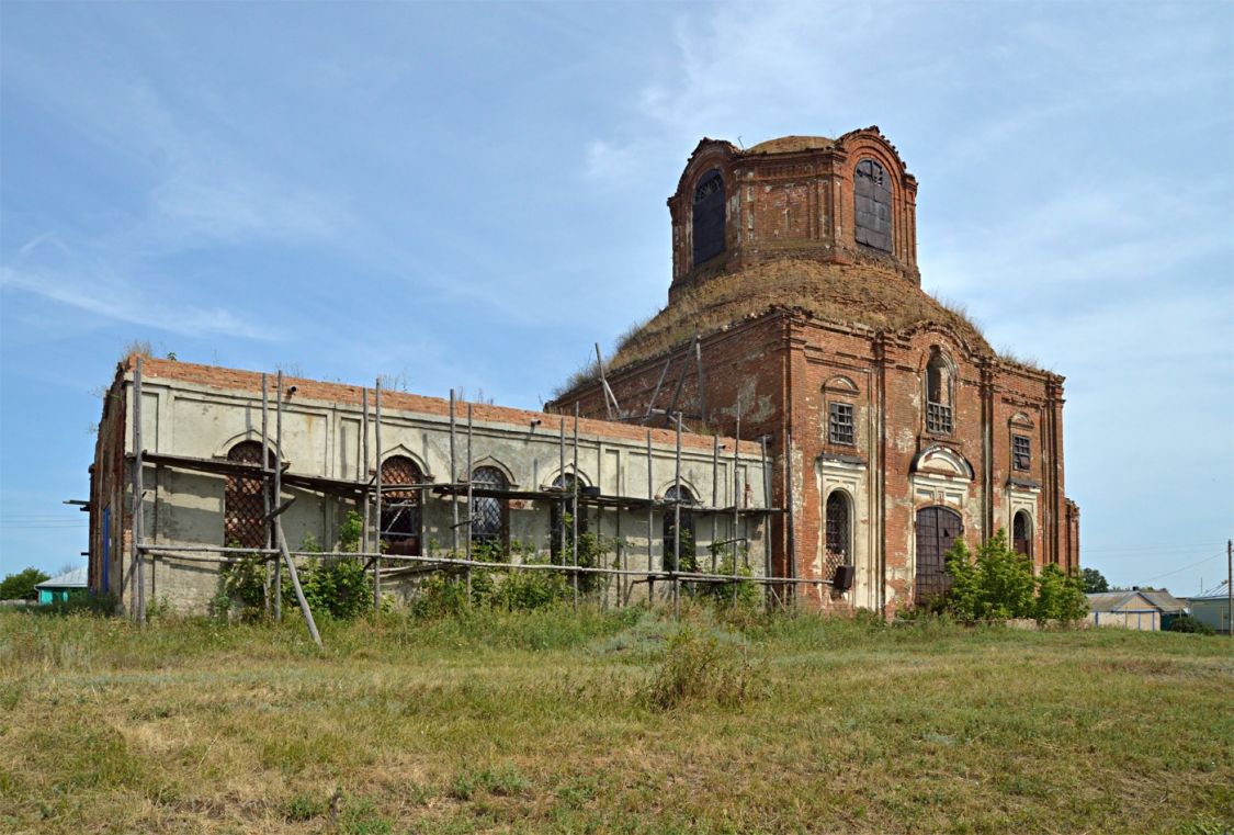 Церковь Тихона Задонского, Пески (Павловский район, Воронежская область). фасады