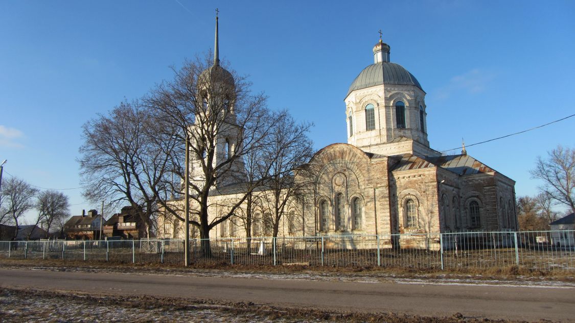 Каширское. Церковь Покрова Пресвятой Богородицы. фасады