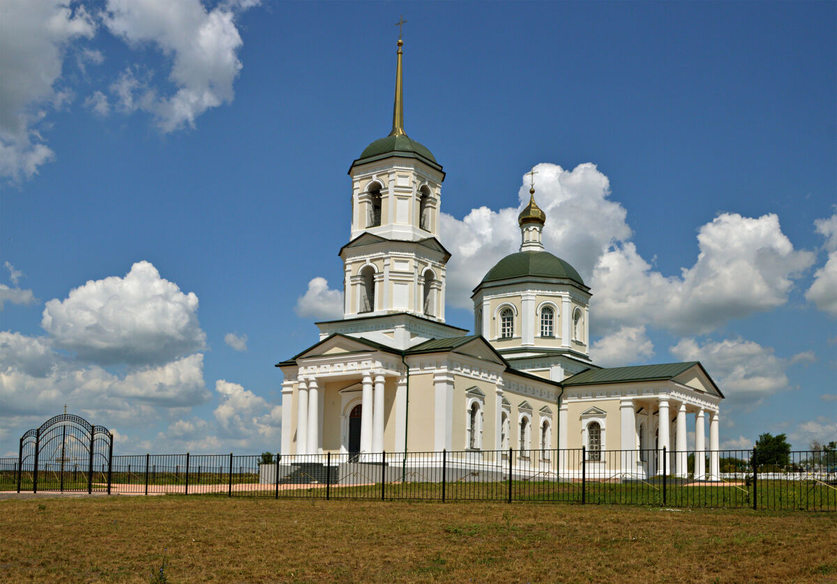 Церковь Казанской иконы Божией Матери, Владимировка (Лискинский район, Воронежская область). фасады