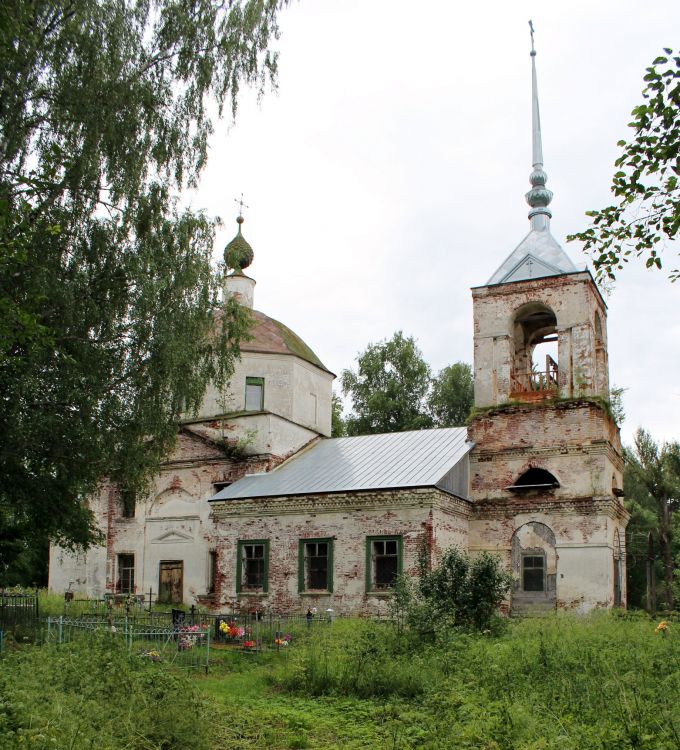 Подосеново. Церковь Спаса Преображения. фасады