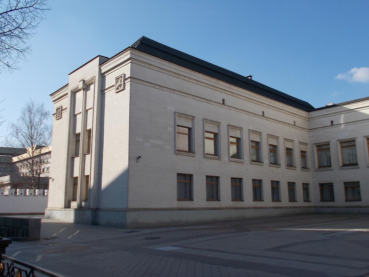 фасады. Данилов мужской монастырь. Церковь Всех Святых, в земле Российской просиявших, в синодальной резиденции Святейшего Патриарха, Даниловский (Южный административный округ (ЮАО), г. Москва)