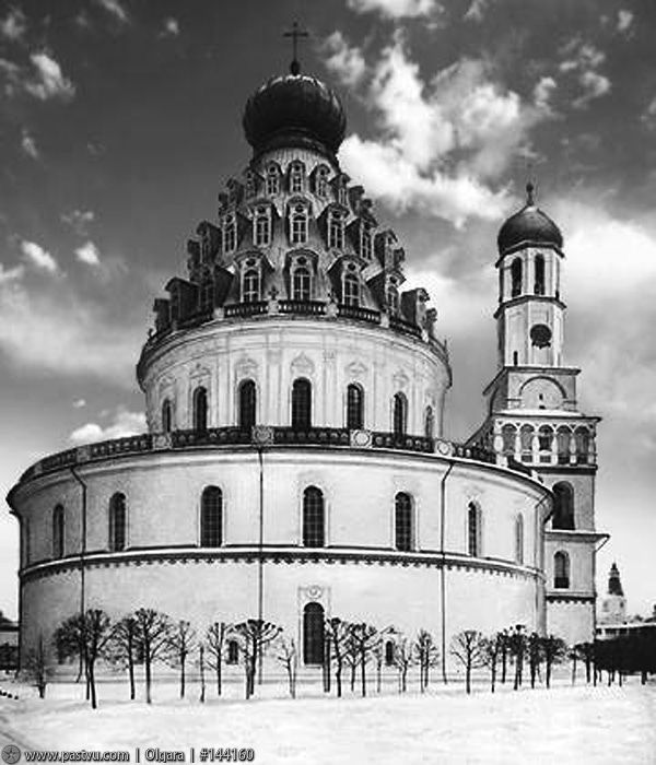 Воскресенский Новоиерусалимский монастырь. Собор Воскресения Христова, Истра (Истринский городской округ и ЗАТО Восход, Московская область). архивная фотография, Фото с сайта pastvu.ru Фото  1920-1940 гг.
