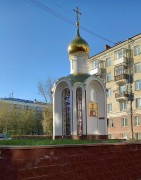 Часовня Владимирской иконы Божией Матери, Вид с юго-востока, обновлённый восточный фасад <br>, Новосибирск, Новосибирск, город, Новосибирская область