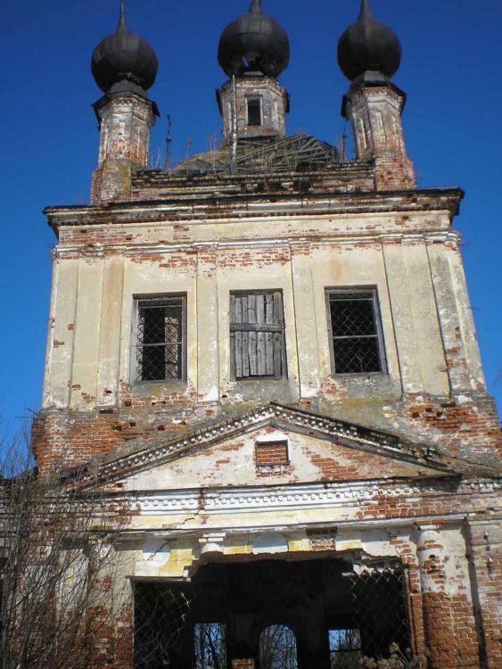 Церковь Покрова Пресвятой Богородицы, Покровское-на-Могзе (Борисоглебский район, Ярославская область). фасады