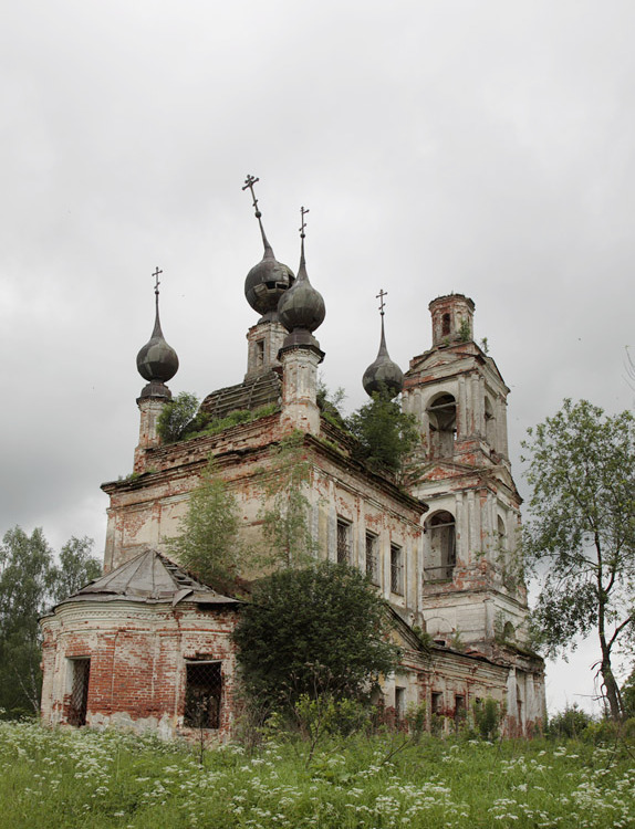 Церковь Покрова Пресвятой Богородицы, Покровское-на-Могзе (Борисоглебский район, Ярославская область). фасады