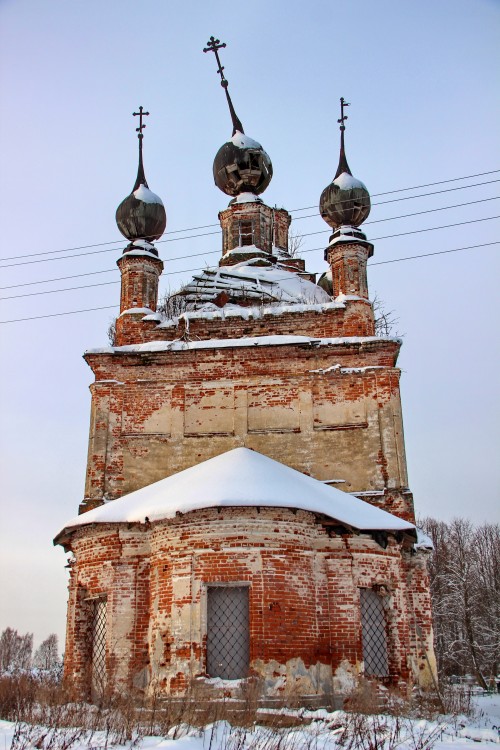 Церковь Покрова Пресвятой Богородицы, Покровское-на-Могзе (Борисоглебский район, Ярославская область). фасады