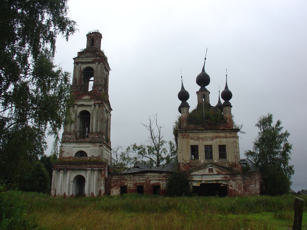 Покровское-на-Могзе. Церковь Покрова Пресвятой Богородицы. фасады