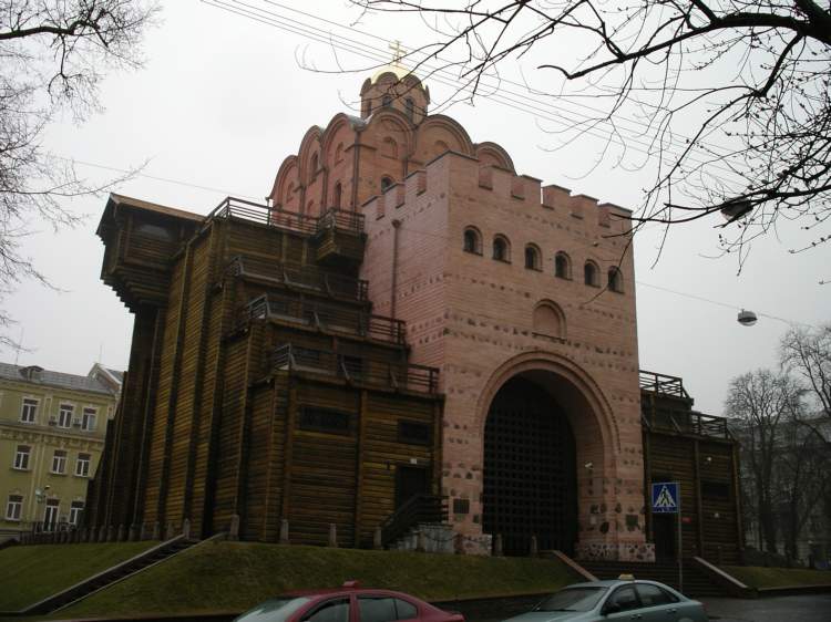Церковь Благовещения Пресвятой Богородицы в Золотых воротах, Старый Киев (Шевченковский район, Украина, г. Киев). фасады