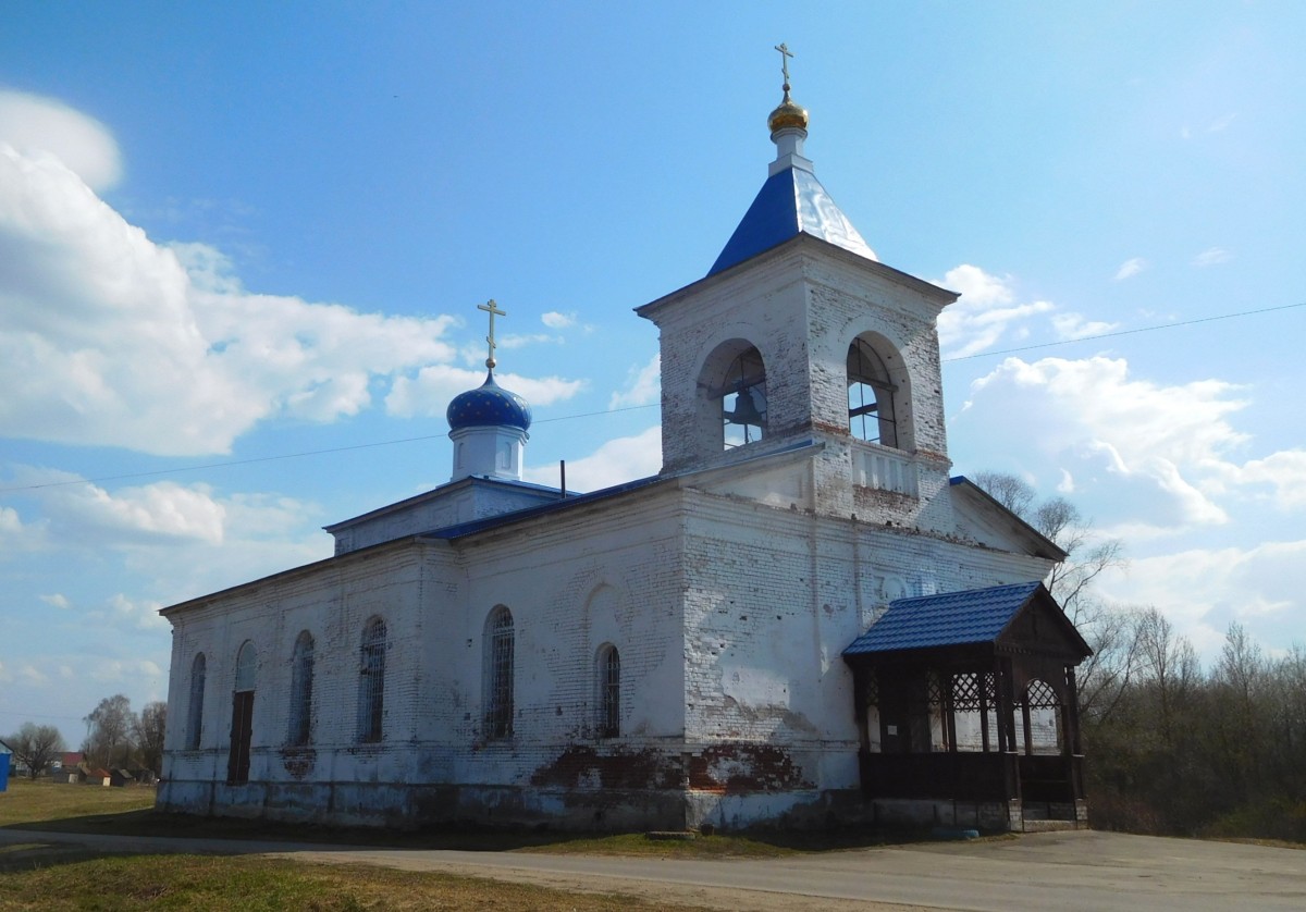 Новоеделево. Церковь Покрова Пресвятой Богородицы. фасады