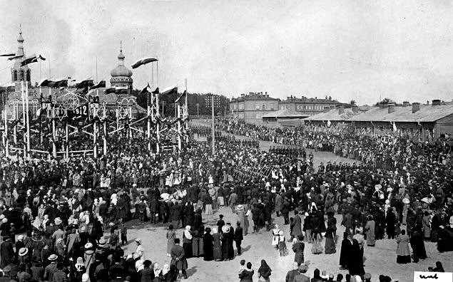 Церковь Николая Чудотворца, Барнаул (Барнаул, город, Алтайский край). архивная фотография, Фото с сайта http://samlib.ru/w/wdowin_a_n/1912.shtml