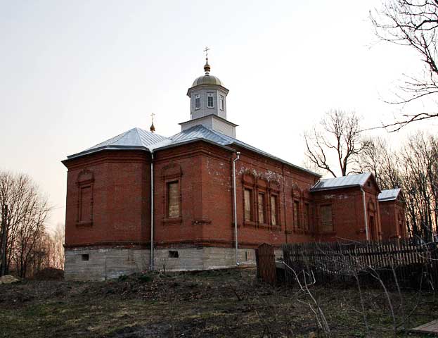 Казанская Амвросиевская пустынь. Собор Троицы Живоначальной, Старое Шамордино (Козельский район, Калужская область). фасады
