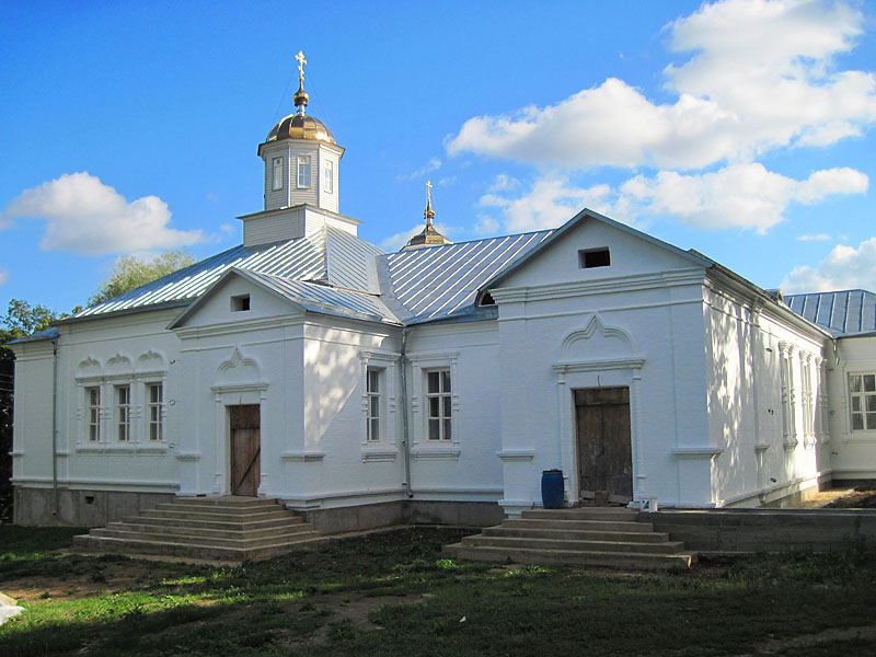 Старое Шамордино. Казанская Амвросиевская пустынь. Собор Троицы Живоначальной. фасады