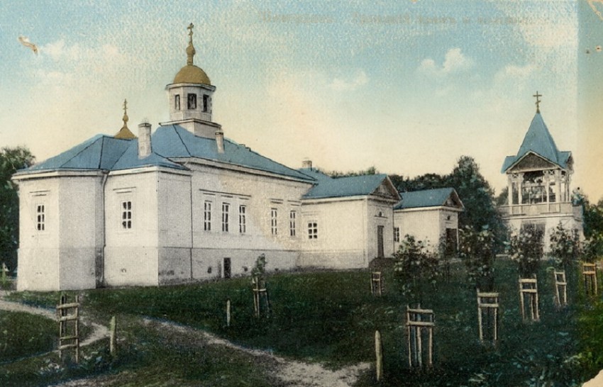 Казанская Амвросиевская пустынь. Собор Троицы Живоначальной, Старое Шамордино (Козельский район, Калужская область). архивная фотография