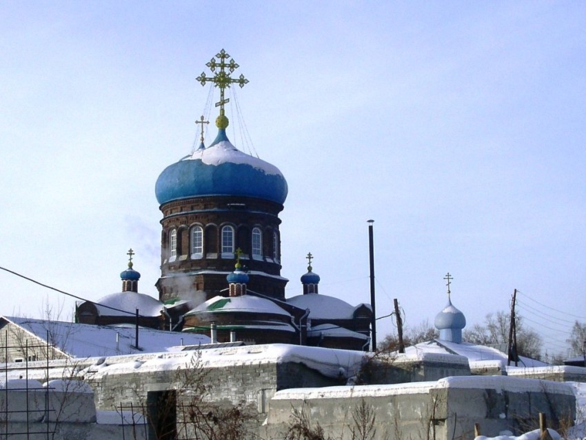 Кафедральный собор Покрова Пресвятой Богородицы, Барнаул (Барнаул, город, Алтайский край). фасады, вид с востока