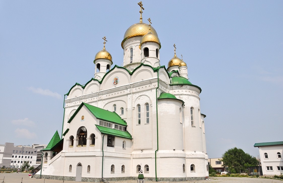 Барнаул. Церковь Иоанна Богослова. фасады, Храм Апостола и Евангелиста  Иоанна Богослова в Барнауле.