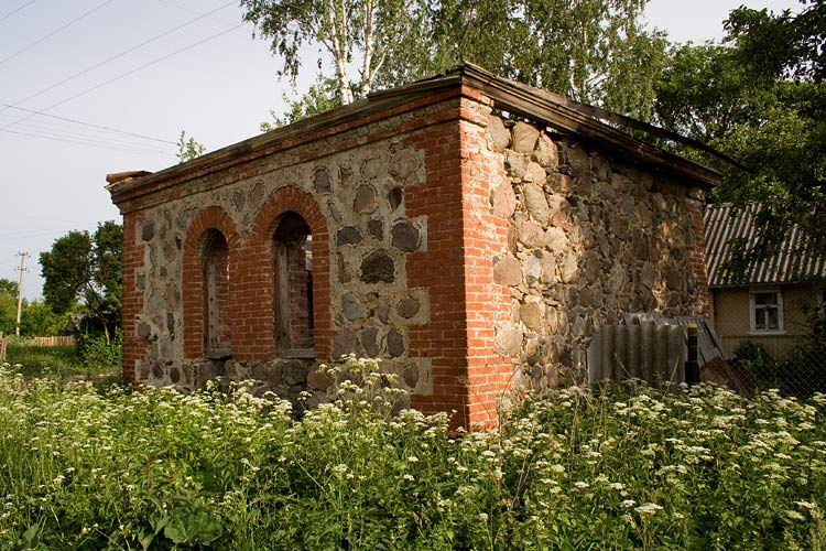 Часовня Троицы Живоначальной, Клин (Солецкий район, Новгородская область). фасады, Южный. боковой фасад