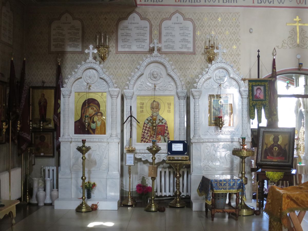 Церковь Александра Невского при Софринской бригаде Национальной гвардии, Ашукино (Пушкинский район и гг. Ивантеевка, Королёв, Московская область). интерьер и убранство