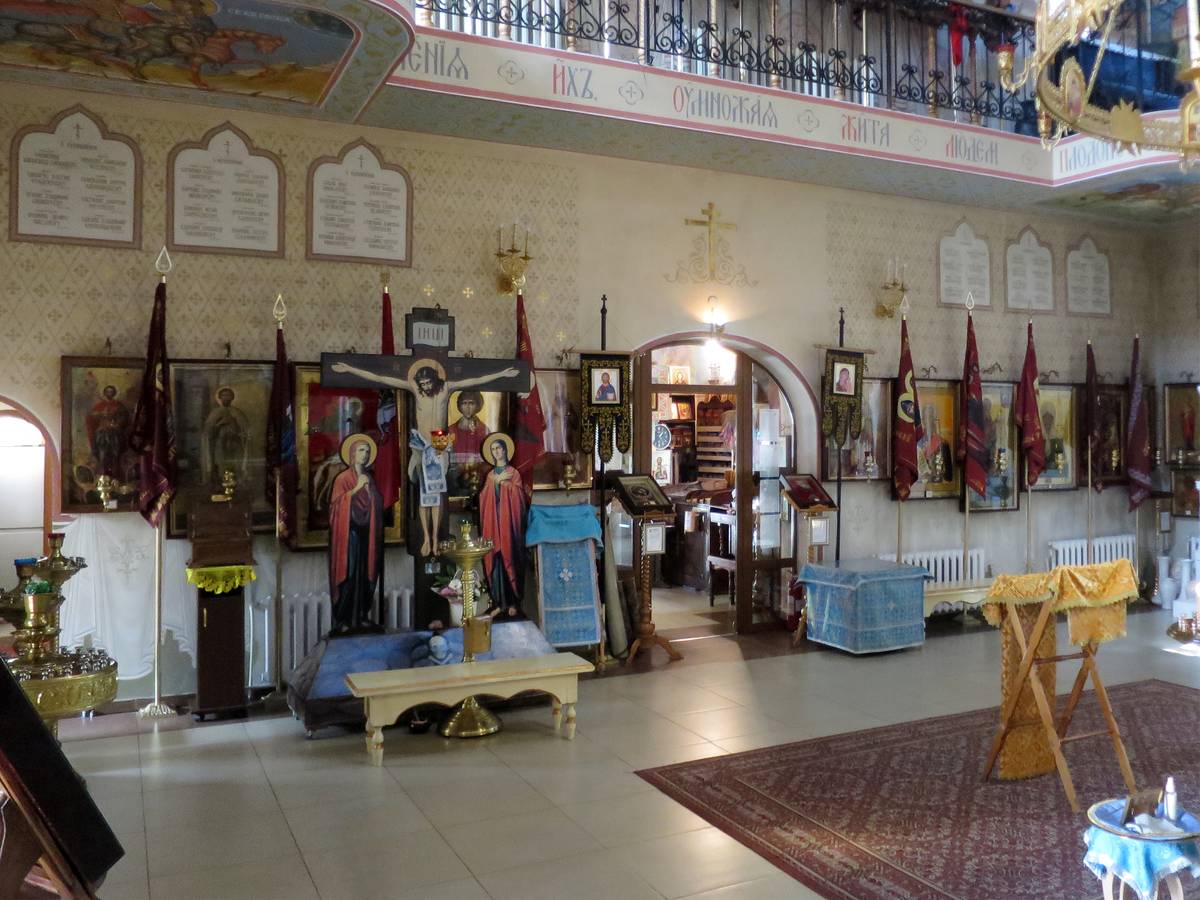 Церковь Александра Невского при Софринской бригаде Национальной гвардии, Ашукино (Пушкинский район и гг. Ивантеевка, Королёв, Московская область). интерьер и убранство