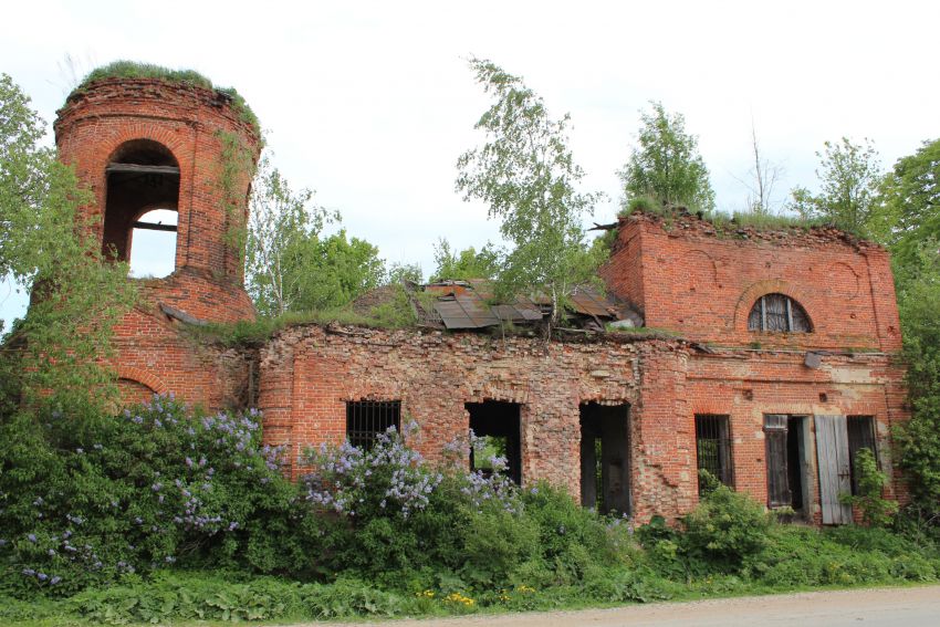 Воскресенское (Дубровка). Церковь Воскресения Христова. фасады, Вид с юга