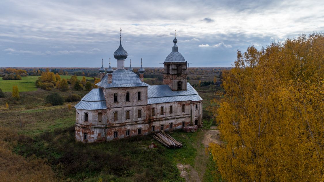 Церковь Троицы Живоначальной, Архангельское (Мышкинский район, Ярославская область). фасады