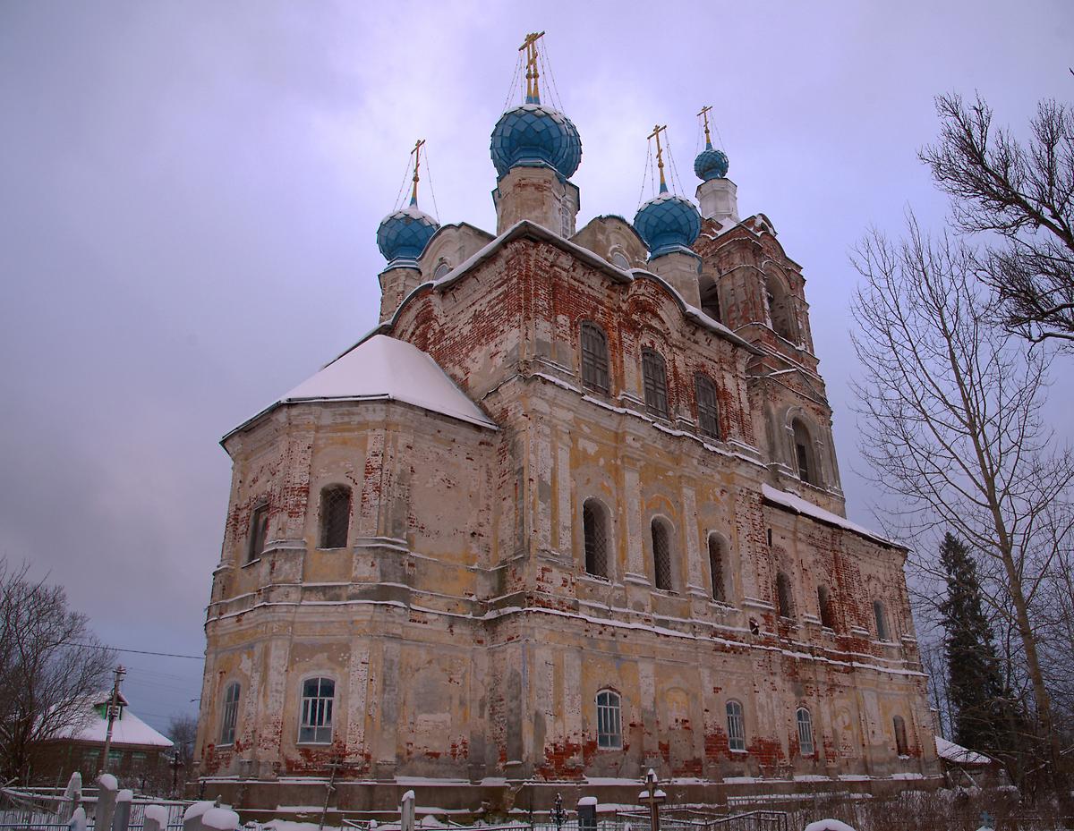 фасады. Церковь Покрова Пресвятой Богородицы, Покровское (Угличский район, Ярославская область)