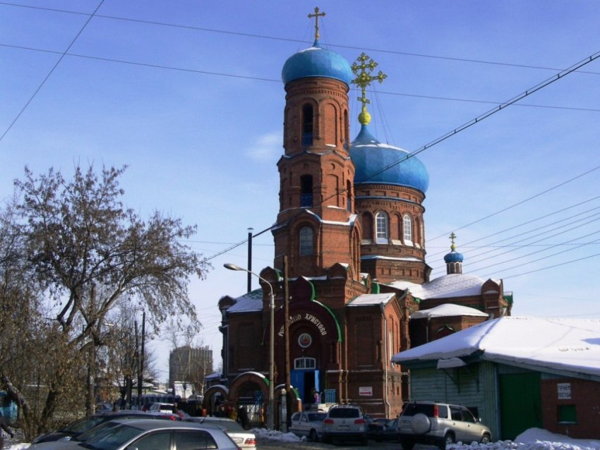 Барнаул. Кафедральный собор Покрова Пресвятой Богородицы. фасады, вид с запада