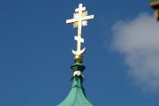 Церковь Спаса Преображения, Крест на храме.<br>, Ерсика, Ливанский край, Латвия
