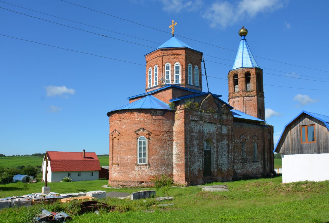 Церковь Успения Пресвятой Богородицы, Вербник (Хотынецкий район, Орловская область). фасады