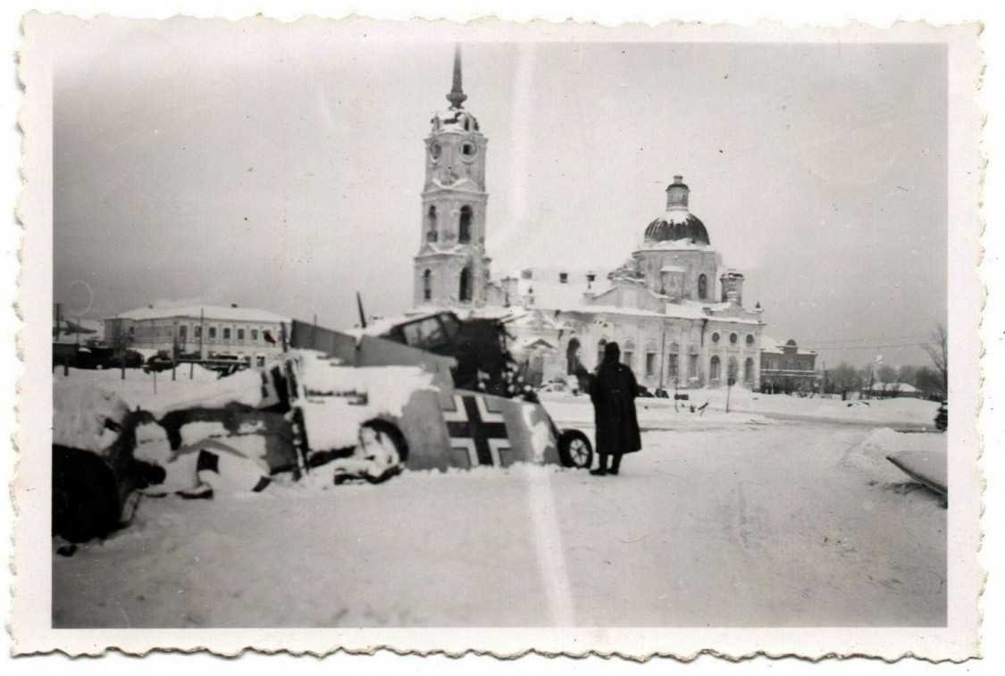 Собор Казанской иконы Божией Матери, Юхнов (Юхновский район, Калужская область). архивная фотография, Фото 1941 г. с аукциона e-bay.de