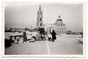 Собор Казанской иконы Божией Матери, Фото 1941 г. с аукциона e-bay.de<br>, Юхнов, Юхновский район, Калужская область