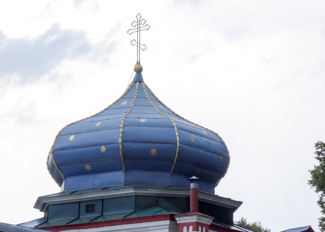 Церковь Преображения Господня, Яунелгава (Айзкраукльский край, Латвия). архитектурные детали, Купол церкви.