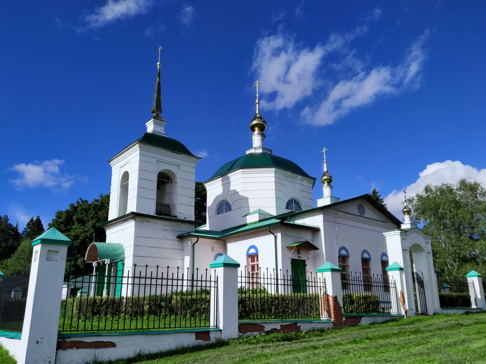 Огниково. Церковь Покрова Пресвятой Богородицы. фасады