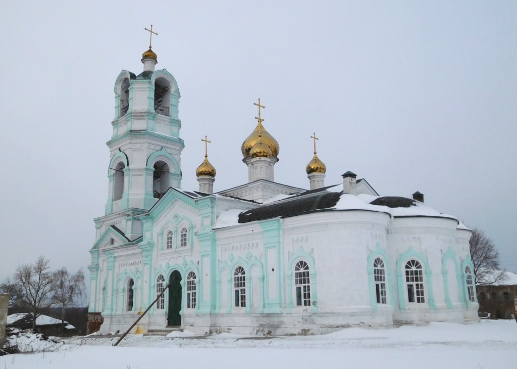 Церковь Троицы Живоначальной, Польцо (Вачский район, Нижегородская область). фасады